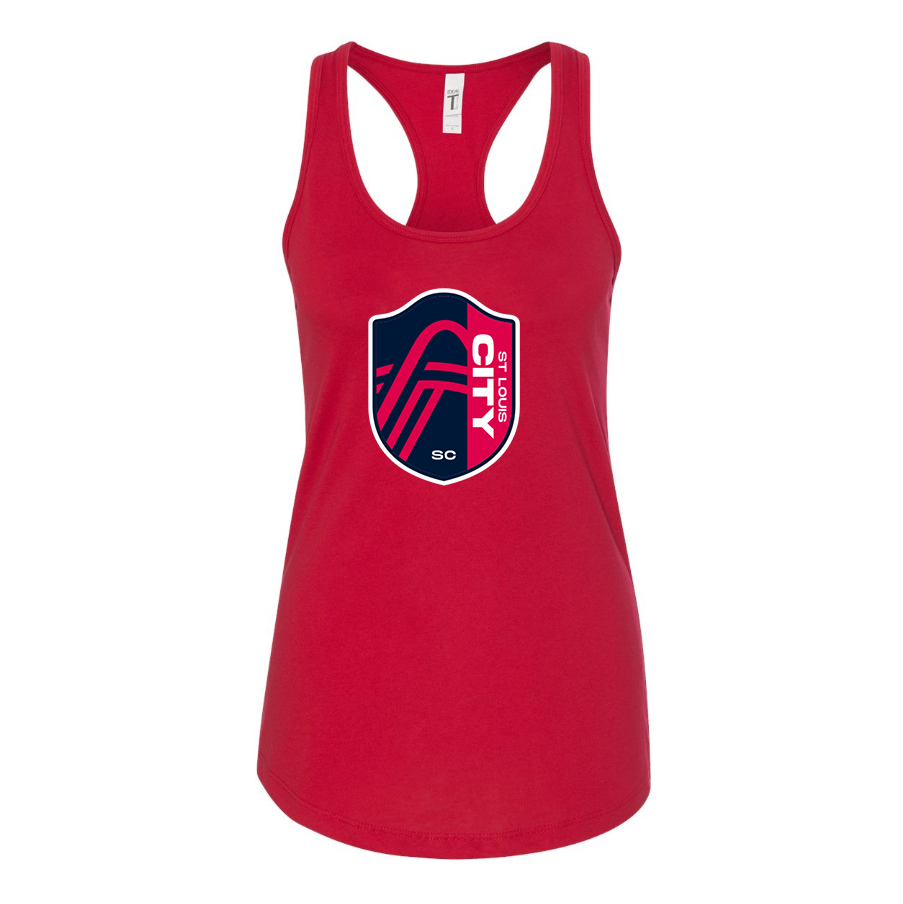 Women' St. Louis City Soccer Racerback Tank Top